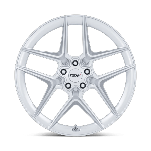 TSW TW008 SLIPSTREAM GLOSS SILVER W/ MACHINED FACE Wheel - image 4
