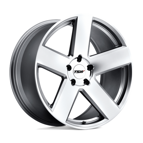 TSW BRISTOL SILVER W/ MIRROR CUT FACE Wheel - image 2