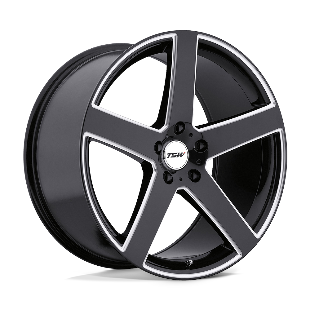 TSW RIVAGE GLOSS BLACK W/ MILLED SPOKE Wheel - image 2