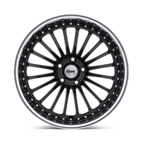 TSW SILVERSTONE GLOSS BLACK W/ MIRROR CUT LIP Wheel - image 4