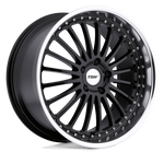 Load image into Gallery viewer, TSW SILVERSTONE GLOSS BLACK W/ MIRROR CUT LIP Wheel - image 2
