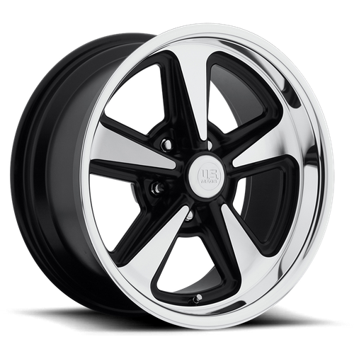 US Mags U109 BANDIT MATTE BLACK MACHINED Wheel - image 2