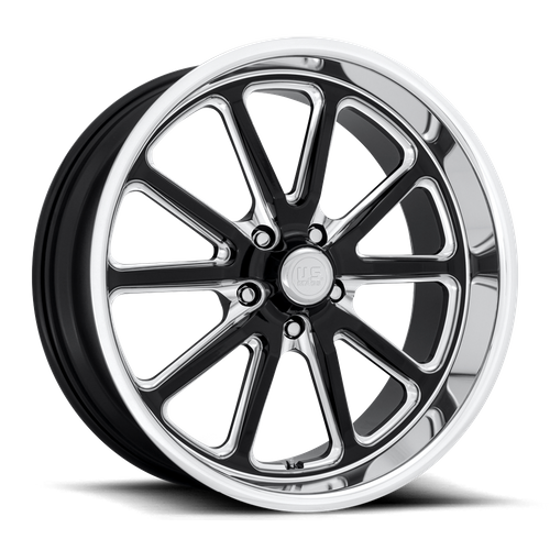 US Mags U117 RAMBLER GLOSS BLACK MILLED Wheel - image 2