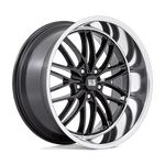 Load image into Gallery viewer, US Mags U138 SANTA CRUZ GLOSS BLACK W/ DIAMOND CUT LIP Wheel - image 5
