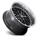 Load image into Gallery viewer, US Mags U138 SANTA CRUZ GLOSS BLACK W/ DIAMOND CUT LIP Wheel - image 7
