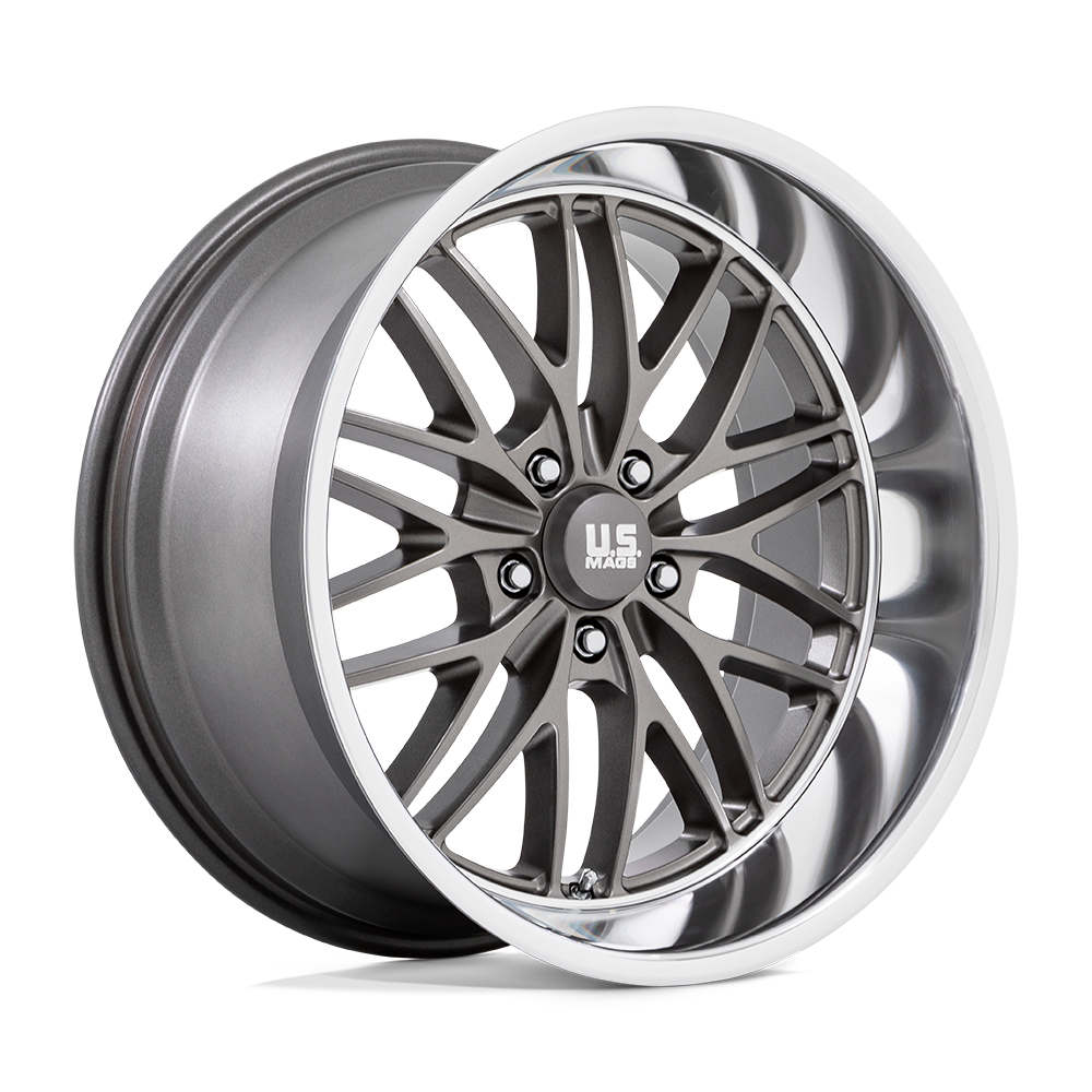 US Mags U139 SANTA CRUZ ANTHRACITE W/ DIAMOND CUT LIP Wheel - image 2