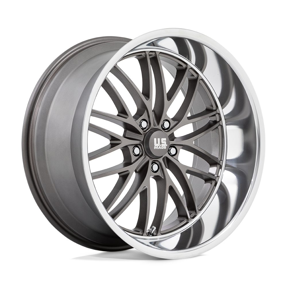US Mags U139 SANTA CRUZ ANTHRACITE W/ DIAMOND CUT LIP Wheel - image 6