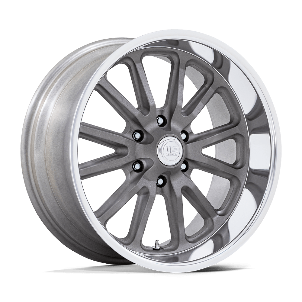 US Mags UC145 RAMBLER 6 MATTE GUNMETAL DIAMOND CUT LIP Wheel - image 2