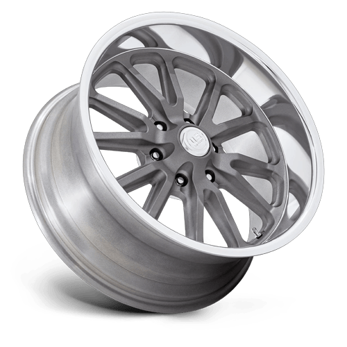 US Mags UC145 RAMBLER 6 MATTE GUNMETAL DIAMOND CUT LIP Wheel - image 3
