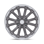 Load image into Gallery viewer, US Mags UC145 RAMBLER 6 MATTE GUNMETAL DIAMOND CUT LIP Wheel - image 4
