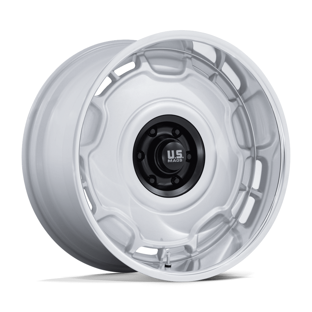 US Mags UC146 ARLINGTON SILVER M-BLK CENTER W/ DC-LIP Wheel - image 6