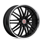 Load image into Gallery viewer, Victor Equipment LEMANS GLOSS BLACK W/ MIRROR CUT LIP Wheel - image 2
