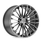 Load image into Gallery viewer, Victor Equipment WURTTEMBURG GUNMETAL W/ MIRROR CUT FACE Wheel - image 2
