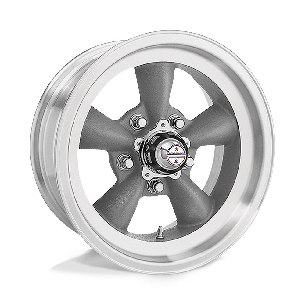 American Racing Vintage VN105 TORQ THRUST D TORQ THRUST GRAY W/ MACH LIP Wheel - image 2