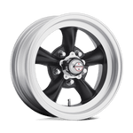 Load image into Gallery viewer, American Racing Vintage VN105 TORQ THRUST D SATIN BLACK W/ MACHINED LIP Wheel - image 1
