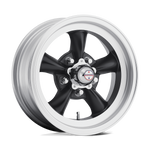 Load image into Gallery viewer, American Racing Vintage VN105 TORQ THRUST D SATIN BLACK W/ MACHINED LIP Wheel - image 2
