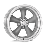 Load image into Gallery viewer, American Racing Vintage VN205 CLASSIC TORQ THRUST II TORQ THRUST GRAY W/ POLISH LIP Wheel - image 1

