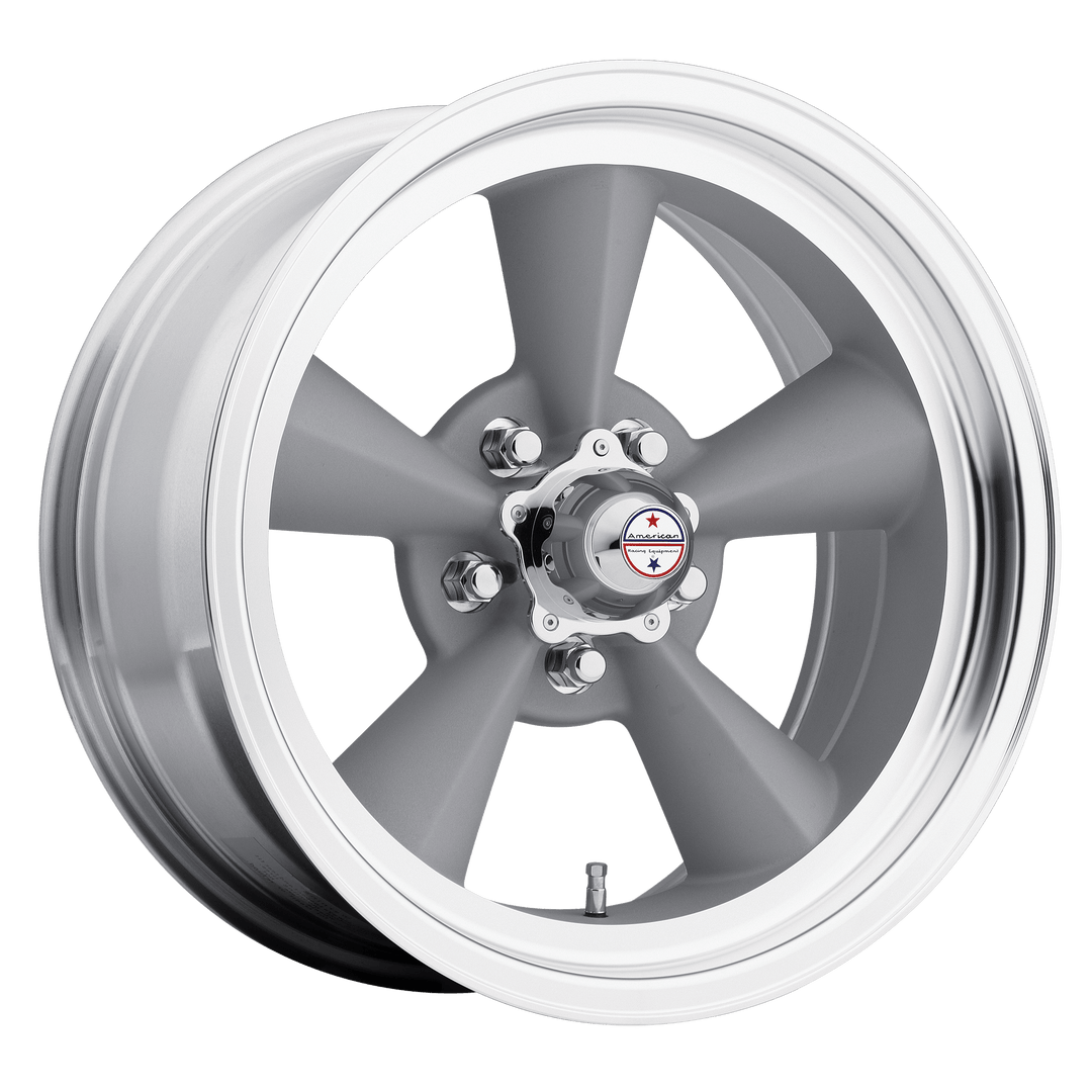American Racing Vintage VN309 TT O VINTAGE SILVER W/ MACHINED LIP Wheel - image 2