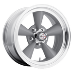 Load image into Gallery viewer, American Racing Vintage VN309 TT O VINTAGE SILVER W/ MACHINED LIP Wheel - image 2
