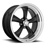 Load image into Gallery viewer, American Racing Vintage VN315 TORQ THRUST II 1 PC GLOSS BLACK MACHINED LIP Wheel - image 2
