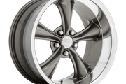 American Racing Vintage VN338 BOSS TT GRAPHITE W/ DIAMOND CUT LIP Wheel - image 1