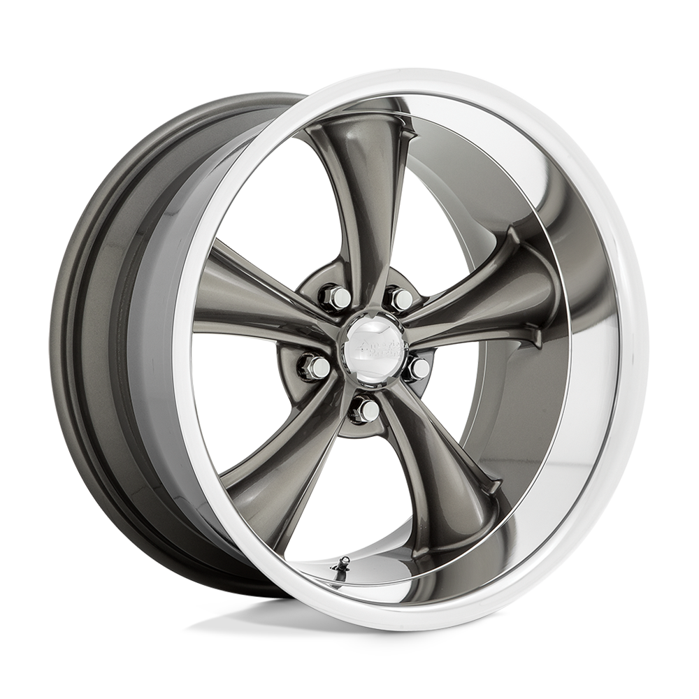 American Racing Vintage VN338 BOSS TT GRAPHITE W/ DIAMOND CUT LIP Wheel - image 2