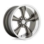 Load image into Gallery viewer, American Racing Vintage VN338 BOSS TT GRAPHITE W/ DIAMOND CUT LIP Wheel - image 2
