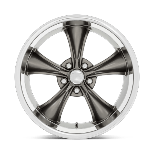 American Racing Vintage VN338 BOSS TT GRAPHITE W/ DIAMOND CUT LIP Wheel - image 4