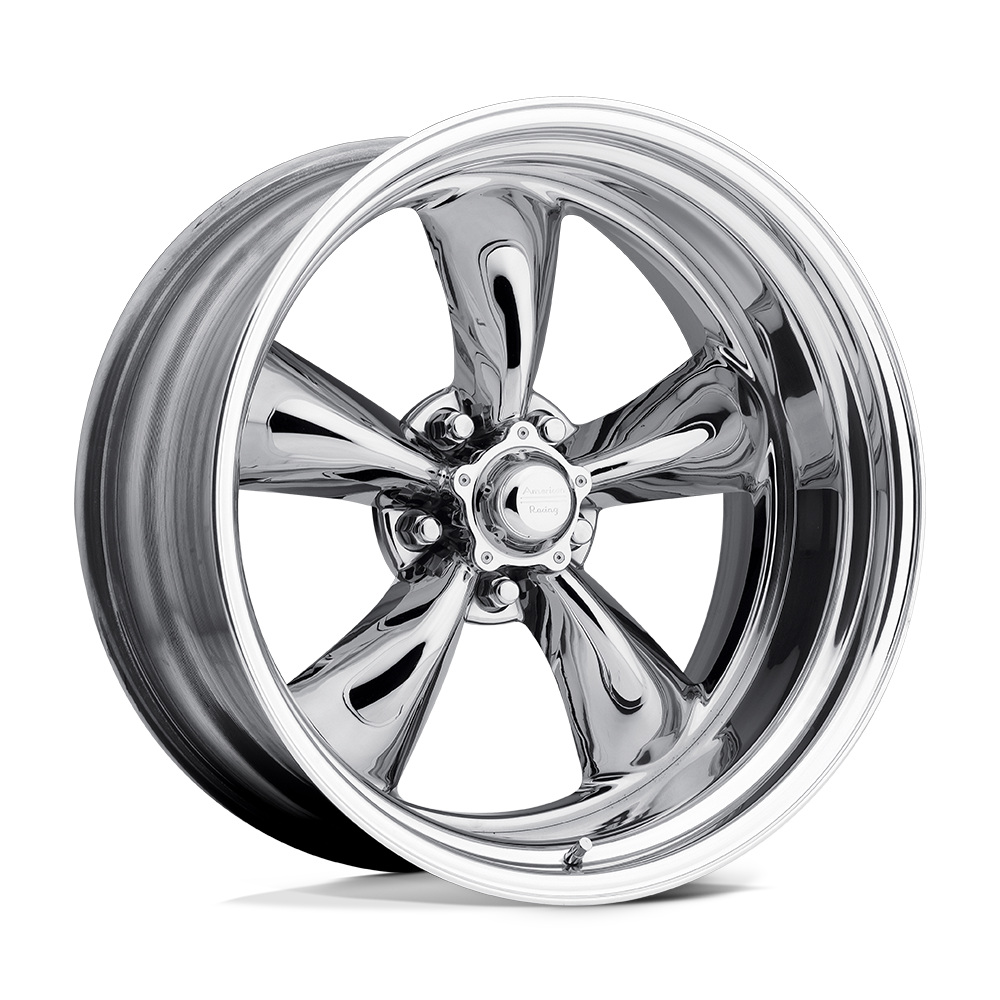 American Racing Vintage VN405 TORQ THRUST II CUSTOM TWO-PC CHROME W/ POLISH BARREL Wheel - image 2