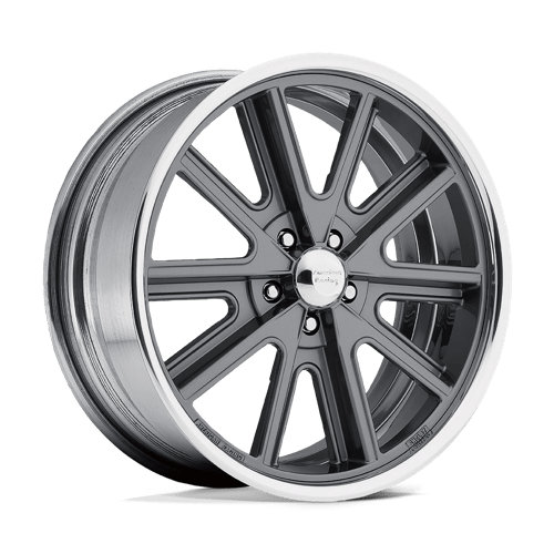 American Racing Vintage VN407 COBRA TWO-PC MAG GRAY POLISH BARREL Wheel - image 1