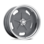 Load image into Gallery viewer, American Racing Vintage VN470 SALT FLAT MAG GRAY W/ POLISHED BARREL Wheel - image 1

