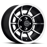 Load image into Gallery viewer, American Racing Vintage VN47 VECTOR SATIN BLACK MACHINED Wheel - image 2
