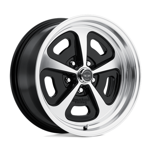 American Racing Vintage VN501 500 MONO CAST GLOSS BLACK MACHINED Wheel - image 2