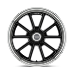 Load image into Gallery viewer, American Racing Vintage VN510 DRAFT GLOSS BLACK W/ DIAMOND CUT LIP Wheel - image 3
