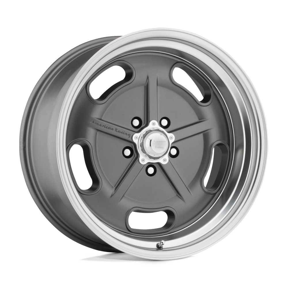 American Racing Vintage VN511 SALT FLAT MAG GRAY W/ DIAMOND CUT LIP Wheel - image 2