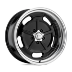 Load image into Gallery viewer, American Racing Vintage VN511 SALT FLAT GLOSS BLACK W/ DIAMOND CUT LIP Wheel - image 2
