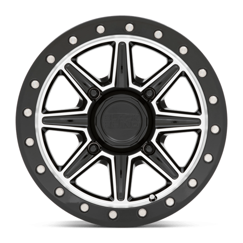Black Rhino Hard Alloys - UTV WEBB UTV GLOSS BLACK W/ MACHINED FACE Wheel - image 4