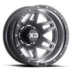 Load image into Gallery viewer, XD XD130 MACHETE DUALLY MATTE GRAY W/ BLACK RING Wheel - image 2
