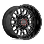 Load image into Gallery viewer, XD XD842 SNARE GLOSS BLACK W/ GRAY TINT Wheel - image 3
