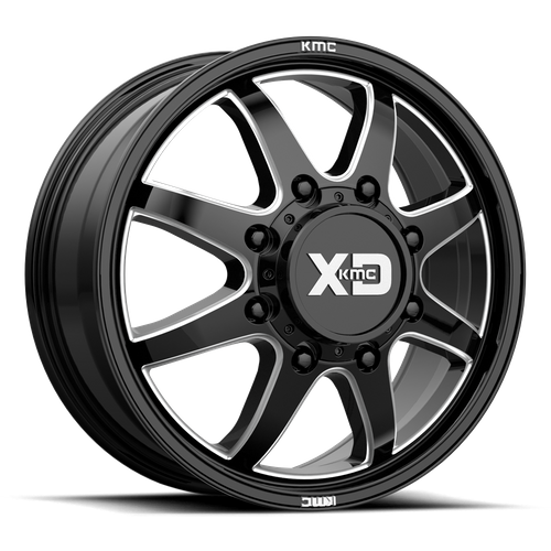XD XD845 PIKE DUALLY GLOSS BLACK MILLED - FRONT Wheel - image 2
