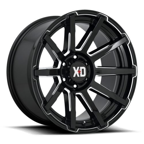 XD XD847 OUTBREAK GLOSS BLACK MILLED Wheel - image 3