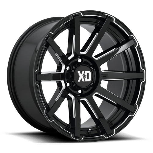 XD XD847 OUTBREAK GLOSS BLACK MILLED Wheel - image 2