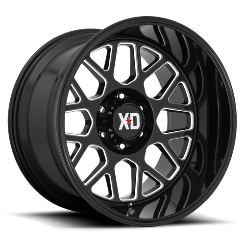 XD XD849 GRENADE II GLOSS BLACK MILLED Wheel - image 3