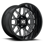 Load image into Gallery viewer, XD XD849 GRENADE II GLOSS BLACK MILLED Wheel - image 2
