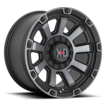 Load image into Gallery viewer, XD XD852 GAUNTLET SATIN BLACK W/ GRAY TINT Wheel - image 3

