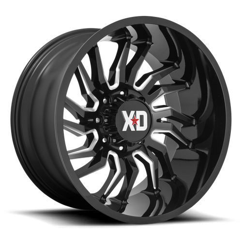XD XD858 TENSION GLOSS BLACK MILLED Wheel - image 3
