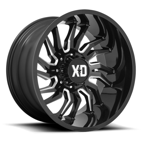XD XD858 TENSION GLOSS BLACK MILLED Wheel - image 2