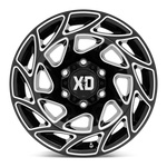 Load image into Gallery viewer, XD XD860 ONSLAUGHT GLOSS BLACK MILLED Wheel - image 4
