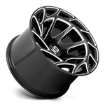 Load image into Gallery viewer, XD XD860 ONSLAUGHT GLOSS BLACK MILLED Wheel - image 9

