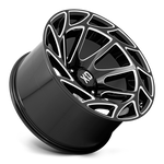 Load image into Gallery viewer, XD XD860 ONSLAUGHT GLOSS BLACK MILLED Wheel - image 6
